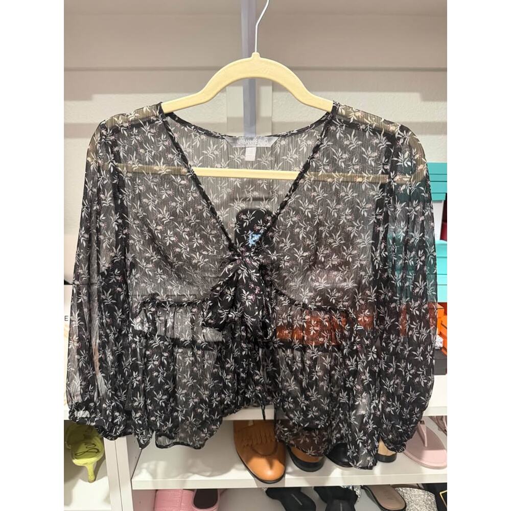 Sheer printed cover small